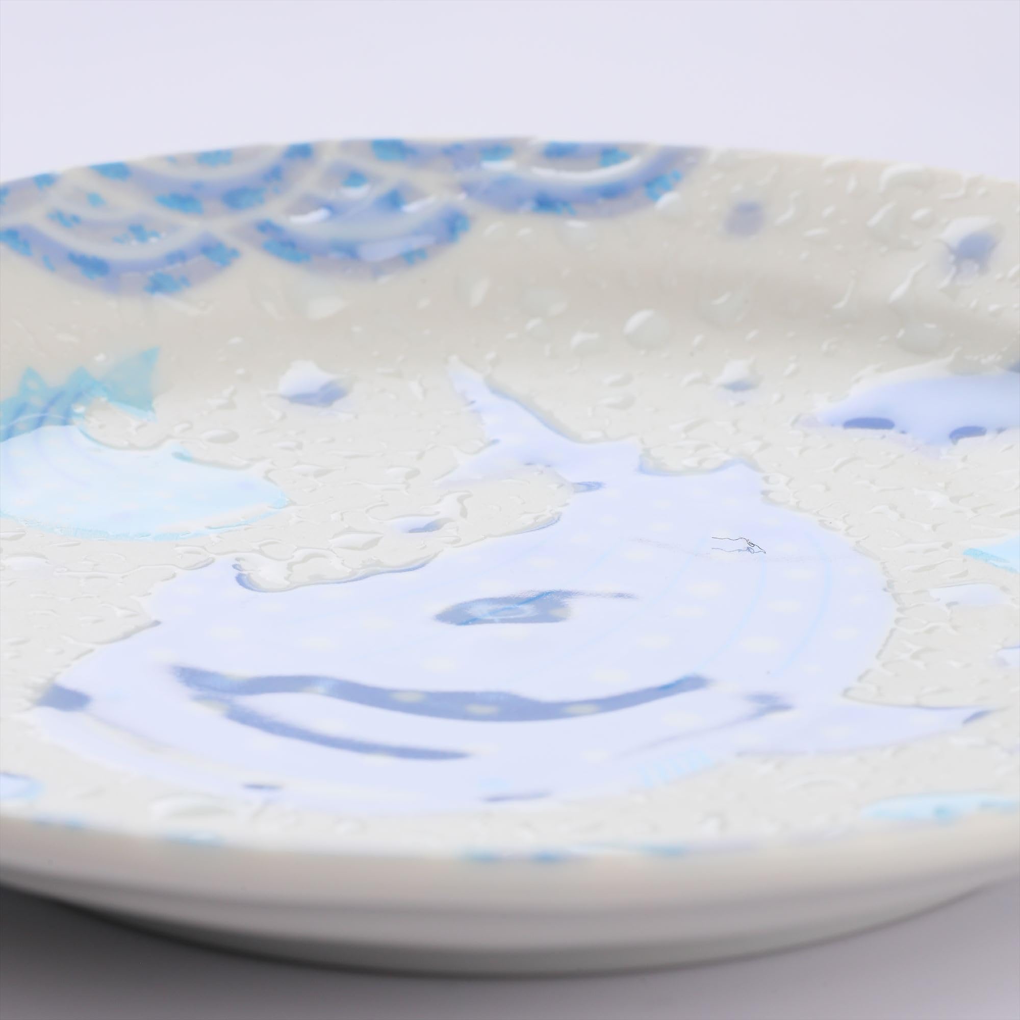Amazon.com: Namima Jinbei Ceramic Dessert Plates Set of 4, Whale
